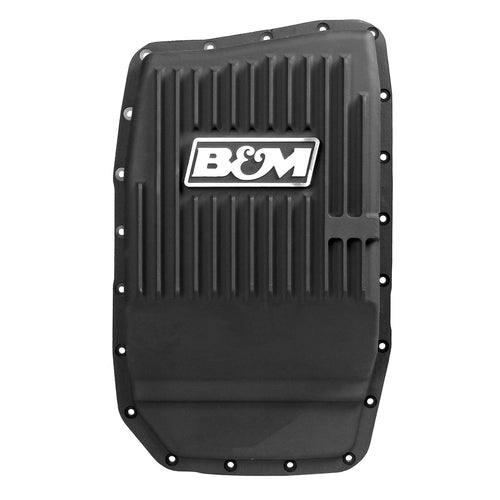 Transmission Pan B&M 70394, black anodized