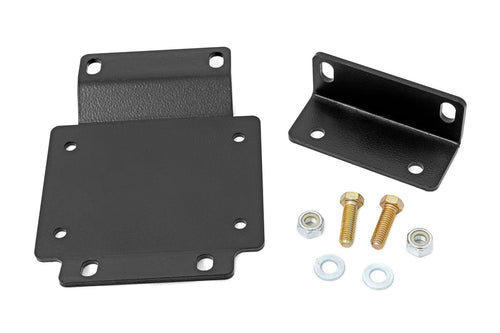 Honda Pioneer Winch Mount for Rough Country 1000/1000-5 - Bolt-on Mounting Plate
