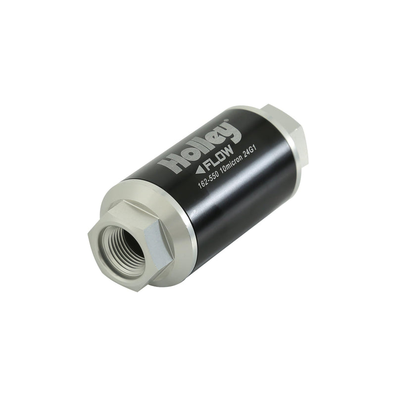 Holley 100 GPH HP Billet Fuel Filter 162-550