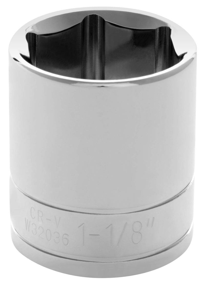 W32036 Performance Tool 1/2 Drive 6-Point Socket, 1-1/8
