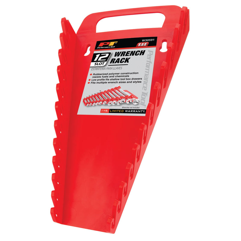 12 Slot SAE Wrench Rack Performance Tool W30591