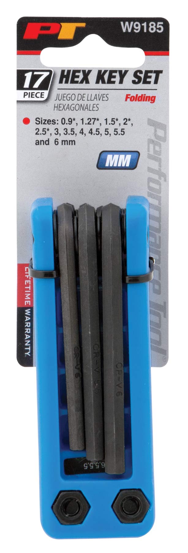 Metric Performance Tool Folding Hex Keys (17pc)