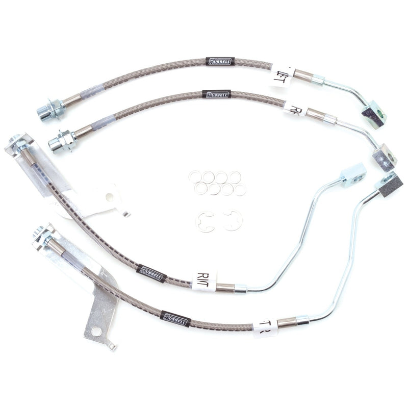 Direct Bolt-On RUSSELL 693210 Brake Hose Kit