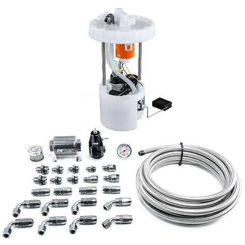DW400 Pump Module + Return Kit SS CPE DeatschWerks for 8th Gen 2006-11 Honda Civic Si K20 (9-401-607-7041)