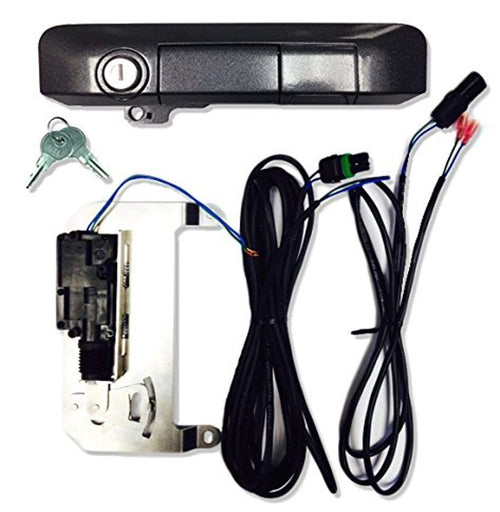 Gray Metallic Pop & Lock PL85509 Magnetic Power Tailgate Lock for Toyota Tacoma (Smart Lock Combo)