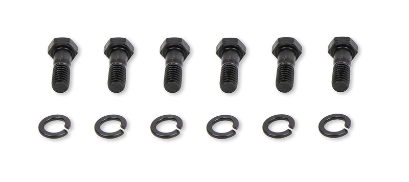 Pressure Plate Bolts Mr. Gasket Chev/Chry, Black