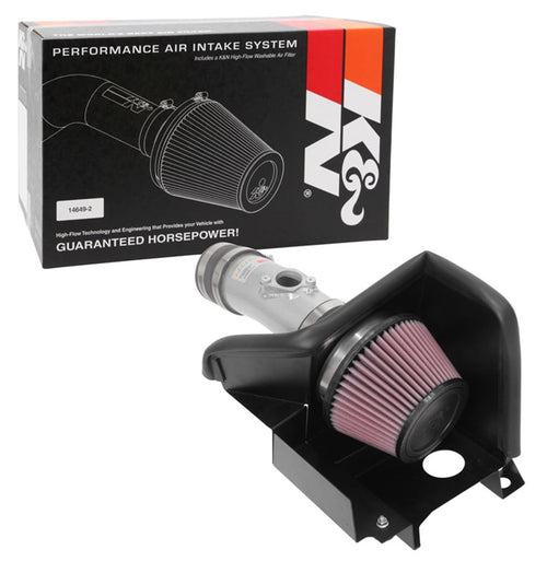 K&N Cold Air Intake System: High-Flow Air Filter, Acceleration & Increase Performance: Compatible with 2018-2022 Honda: Accord, 69-1506TS