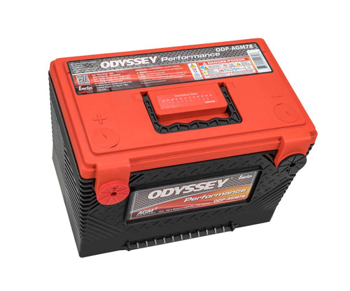 Performance Series Odyssey Battery, AGM, 12V, 1500 Cranking amps, Side Threaded Terminals, 10.80 in L x 7.40 in H x 6.80 in W, Each