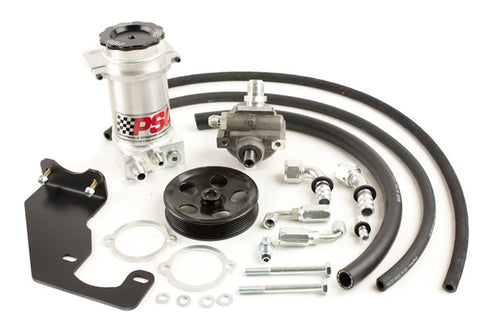 PSC Motor Sports High Volume Power Steering Pump Kit Hemi Conversion 6 Rib Pulley Mount PK1860