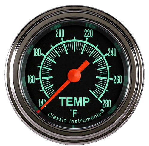 Instruments Classic GS126SLF-06 G/Stock 2-1/8" Water Temperature Gauge Full Sweep 3/8"