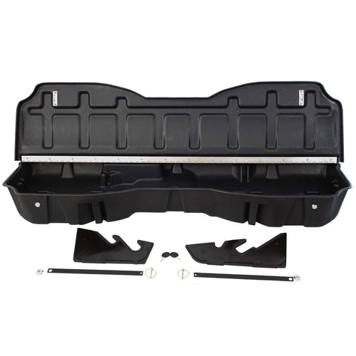 Under Seat Storage DuHa 30120 fits 2019-2026 Ram 1500 Crew Cab New Body Style | Black Heavy Duty Back Seat Organizer | Easy Installation | Seamless Integration
