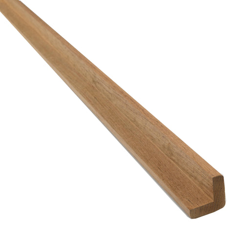 Teak Whitecap 60844 7/8" H x 7/8" W L-Molding - 5' Length
