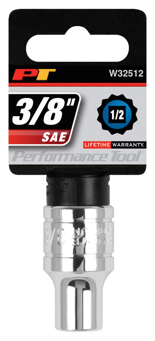 W32512 Performance Tool 1/2 Drive 12-Point Socket, 3/8