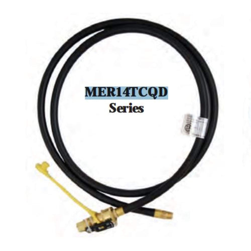 Marshall Excelsior 12' Quick Connect MER14TCQD-144P LP Hose