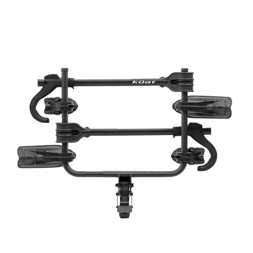 2-Bike Hitch Bike Rack KUAT Transfer V2 2" | Lightweight Durable Steel Bicycle Car Rack with Tamper-Resistant Hitch and Semi-Integrated Bike Cable Lock | Fits Wheelbases up to 50" & Wheels 18"-29"