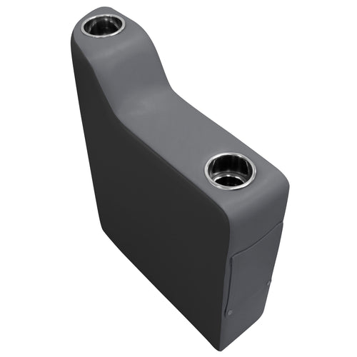 3010-1890 Wise Premier Series Right Radius Pontoon Arm Rest, Slate/Dark Neutral