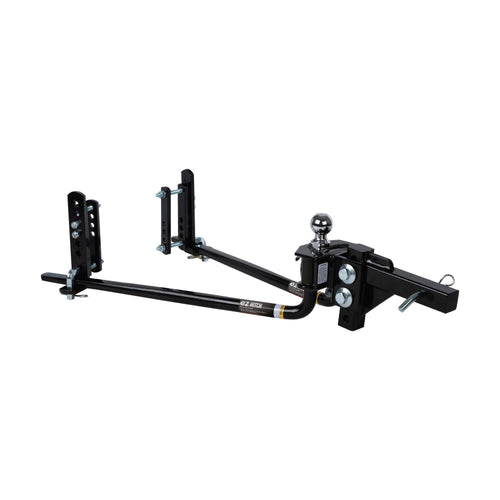 Fastway e2 Sway Control Round Bar Hitch, 94-00-0800, 8,000 Lbs Trailer Weight Rating, 800 Lbs Tongue Weight Rating, Weight Distribution Kit Includes Standard Hitch Shank, Ball NOT Included
