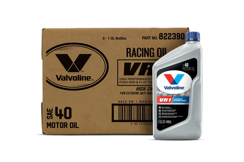 VR1 Valvoline Racing SAE 40 Motor Oil 1 QT, Case of 6