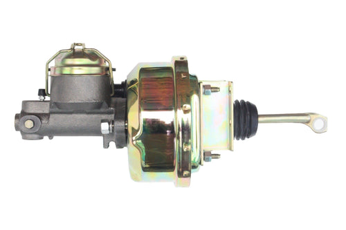 7 Inch LEED BRAKES Power Booster, 1 Inch Bore Single Bowl Master, Drum/Drum (Zinc)