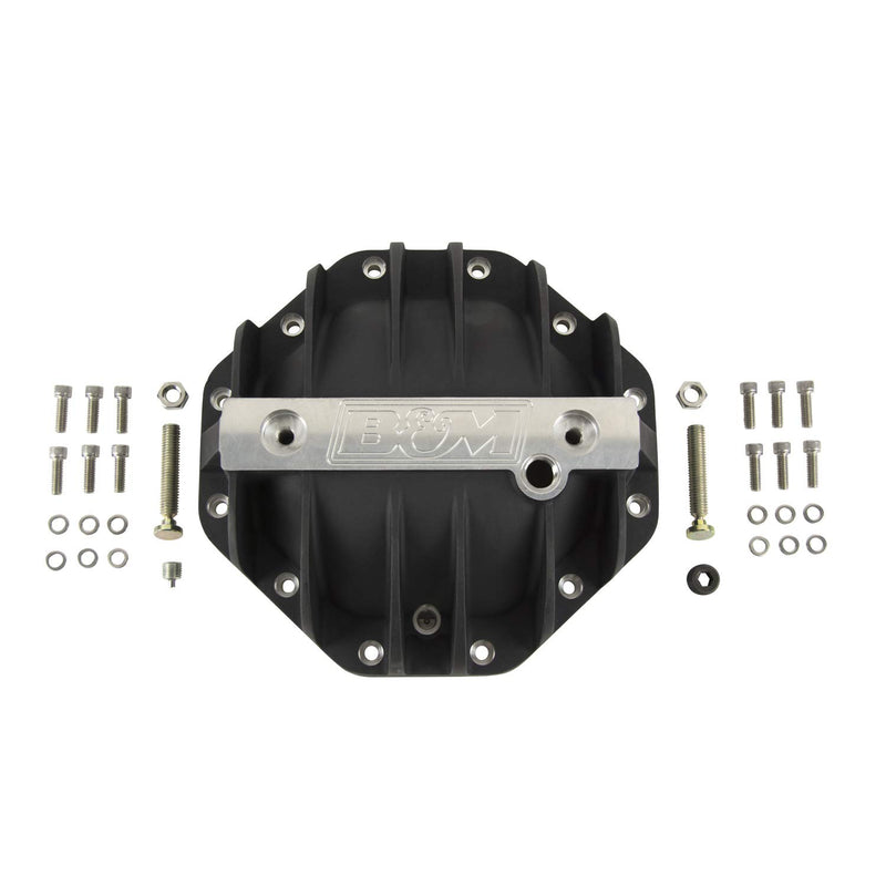 Chrysler 9.25" B&M Racing Differential Cover-Black, Cast Al