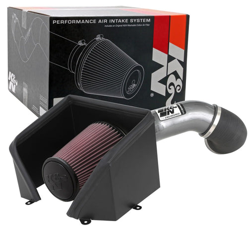 Cold Air Intake System K&N: High-Flow Air Filter, Increase Performance & Towing: Compatible with 2020-2024 Chevrolet/GMC: Silverado 2500 & 3500, Sierra 2500 & 3500, 77-3103KC