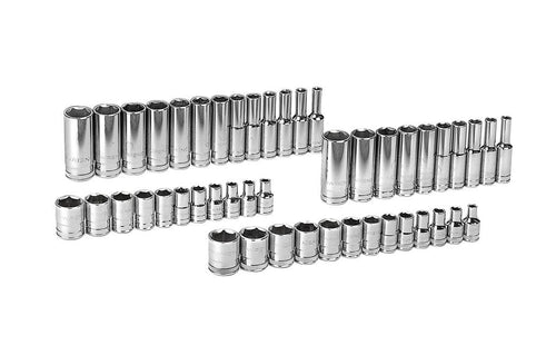 1/4" Drive GEARWRENCH 47 Pc. Socket Set, Standard & Deep, SAE/Metric - 80314D