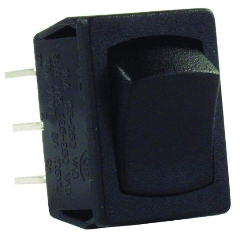 DPDT JR Products 12805 Black Mini On/On Switch