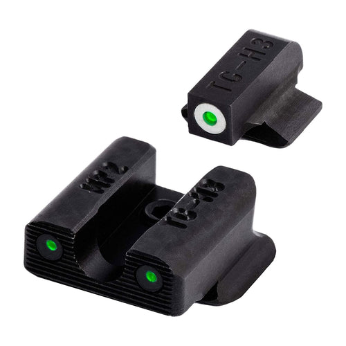 TruGlo Tritium Compact Pro Glow in the Dark Day and Night Handgun Sight TG231MP2W for Smith & Wesson Bodyguard .380 Pistols