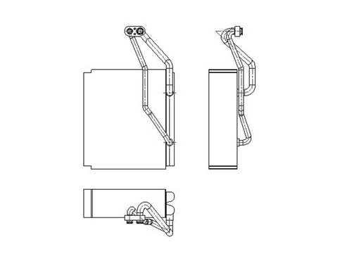 Replacement TYC 97131 Evaporator