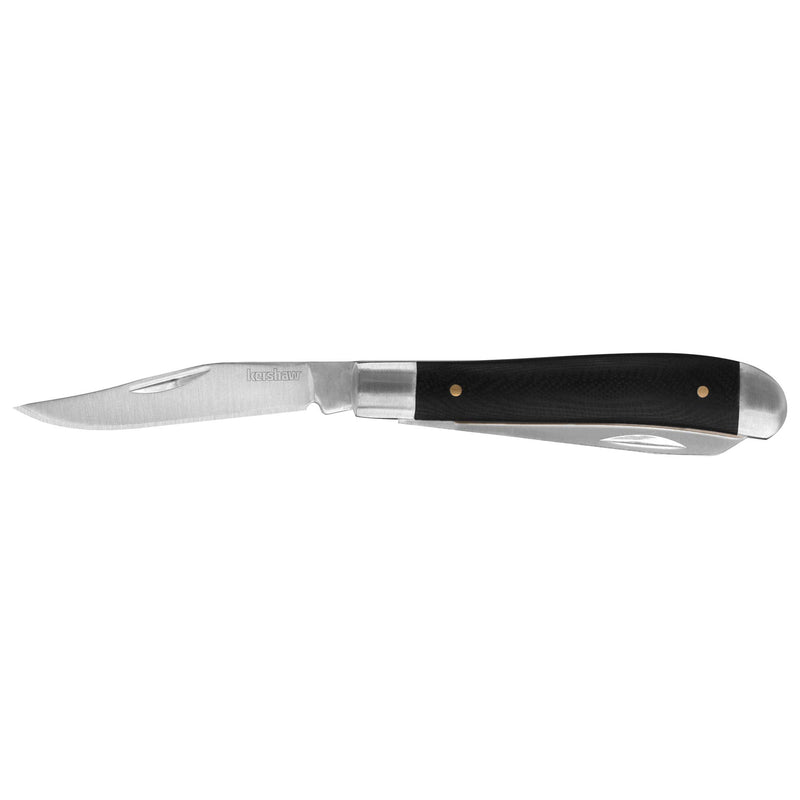 Kershaw Folding Pocket Knife Gadsden, Two 2.75-Inch Blades with Manual Open, Slipjoint Lock (4381)