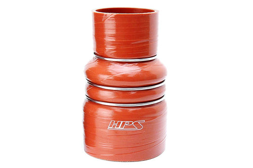 HPS High Temperature CAC-400-500-L7-HOT 4-Ply Aramid Reinforced Silicone Charge Air Cooler Hump Hot Side Coupler Hose, 100 psi Maximum Pressure, 7" Length, 4" > 5" ID
