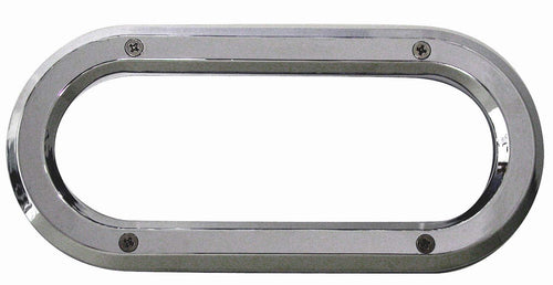 V7011 Peterson Manufacturing Bezel (Oval Chrome Dec 8"X3.75"), 1 Pack