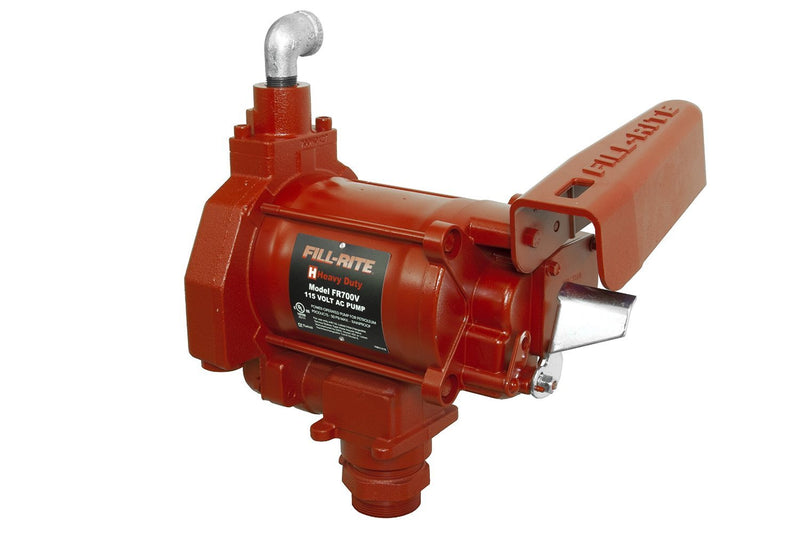 Fill-Rite 230V FR700VE 50/60Hz AC, No Accessories, All NPT Threads
