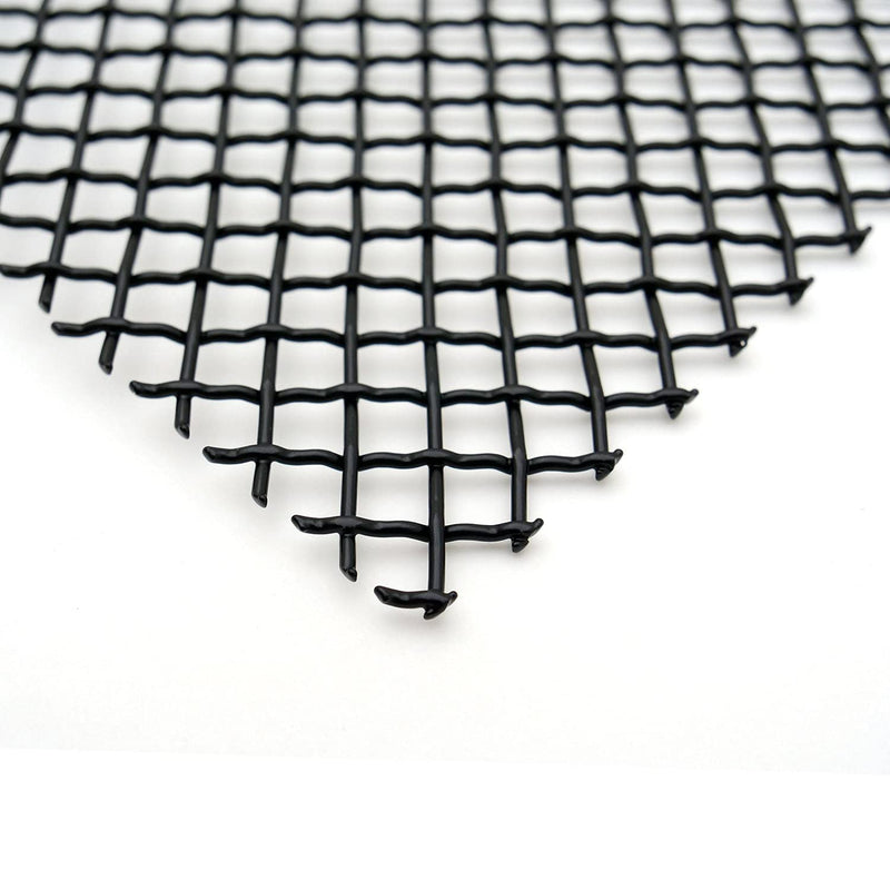 12" x 40" Black T-Rex 51009 Stainless Steel Flat Wire Mesh