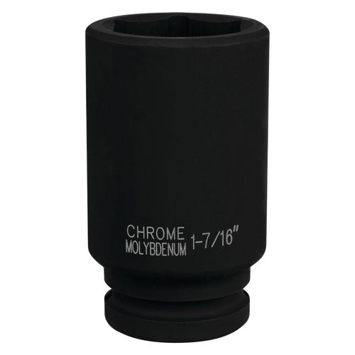 3/4-Inch Drive Performance Tool M742-46 1-7/16 Deep Wall Impact Socket for Heavy-Duty Automotive and Industrial Applications with Durability and Precision