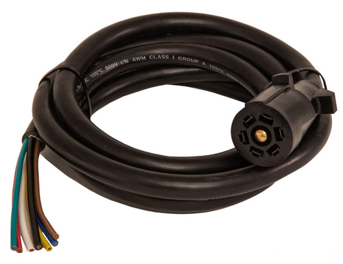 7-Way Buyers Products Company Flat Pin Truck Side Trailer Connector