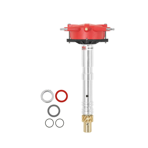 Super Tall MSD 8486 Crab Cap Block Distributor Red Cap