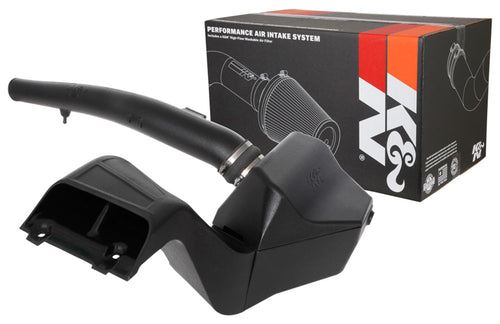 Cold Air Intake System K&N: High-Flow Air-Filter, Increase Performance & Horsepower: Compatible with 2018-2019 FORD F150, 63-2607