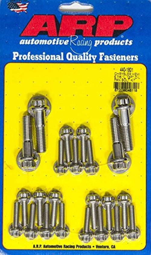 Oil Pan 440-1801 ARP Bolt Kit (Oil Pan 12pt Mopar 5.7L/6.1L Hemi)