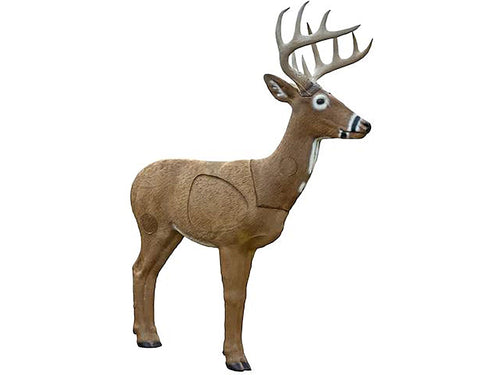Jimmy Big Tine Rinehart Signature 3D Archery Target | Trophy Whitetail Buck with Swappable Antlers & Replaceable Vital Insert | Broadhead Compatible | Self-Healing Foam | Made in USA