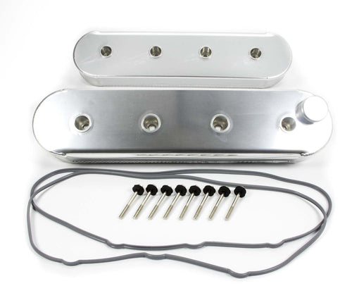 GM LS Milodon Fabricated Aluminum Valve Cover with O Coil Mounts