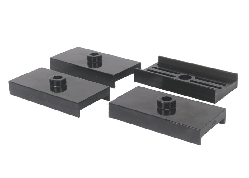 Rear Leaf Spring Bushing Whiteline W71413, Black
