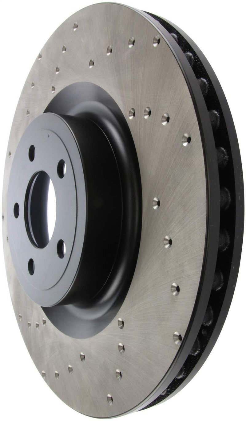 Sport StopTech 128.61116R Cross Drilled Brake Rotor (Front Right), 1 Pack