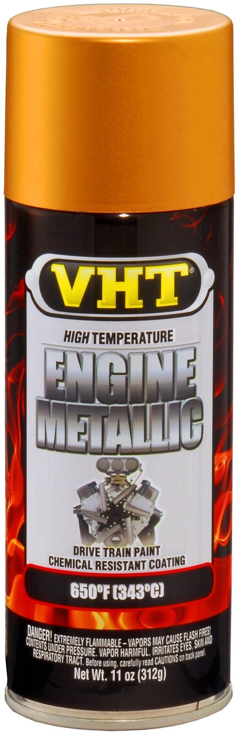 Engine VHT SP404 Metallic High Heat Spray Paint – Gold Flake – 11 oz. Aerosol Can