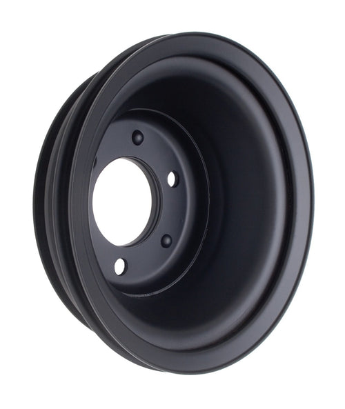 Trans-Dapt 8624 Crankshaft Pulley, Asphalt Black Performance Trans-Dapt