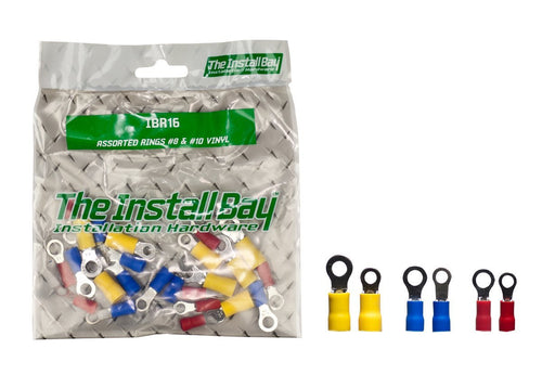 IBR16 THE INSTALL BAY Assorted Ring Terminals #8 and #10