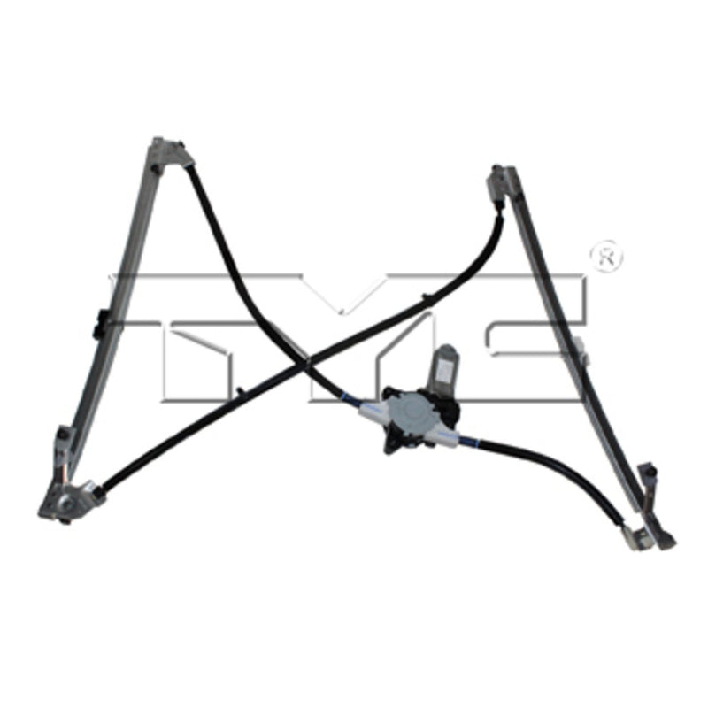 Front Driver Side TYC 660144 Compatible with DODGE/Chrysler Replacement Power Window Regulator Assembly with Motor