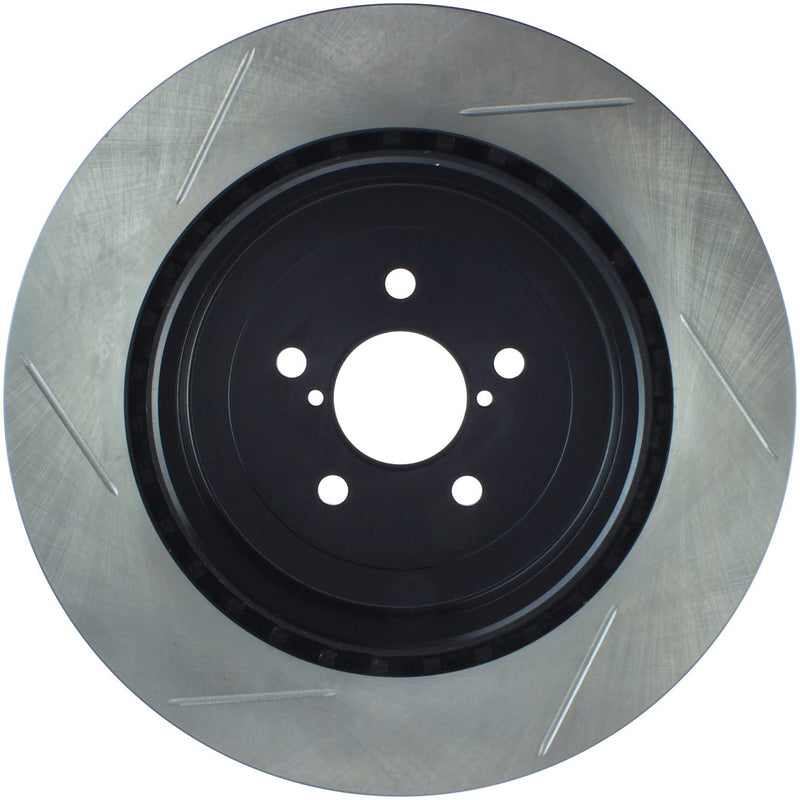 StopTech 04 STi Rear Left Slotted Rotor Power Slot