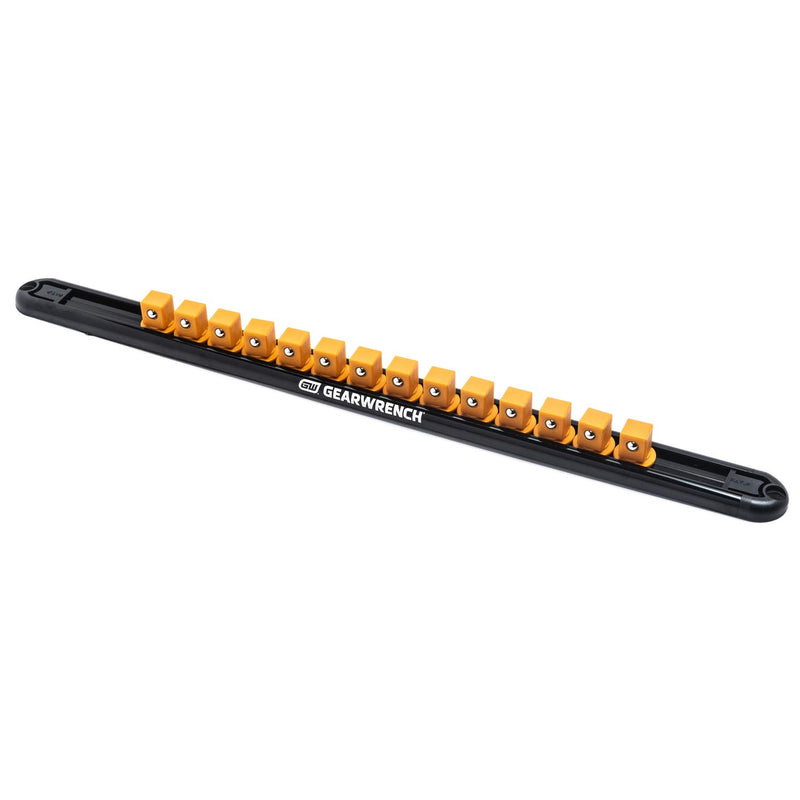 Magnetic Socket Rail GEARWRENCH 1/2" Drive Includes 14 Clips - 83128