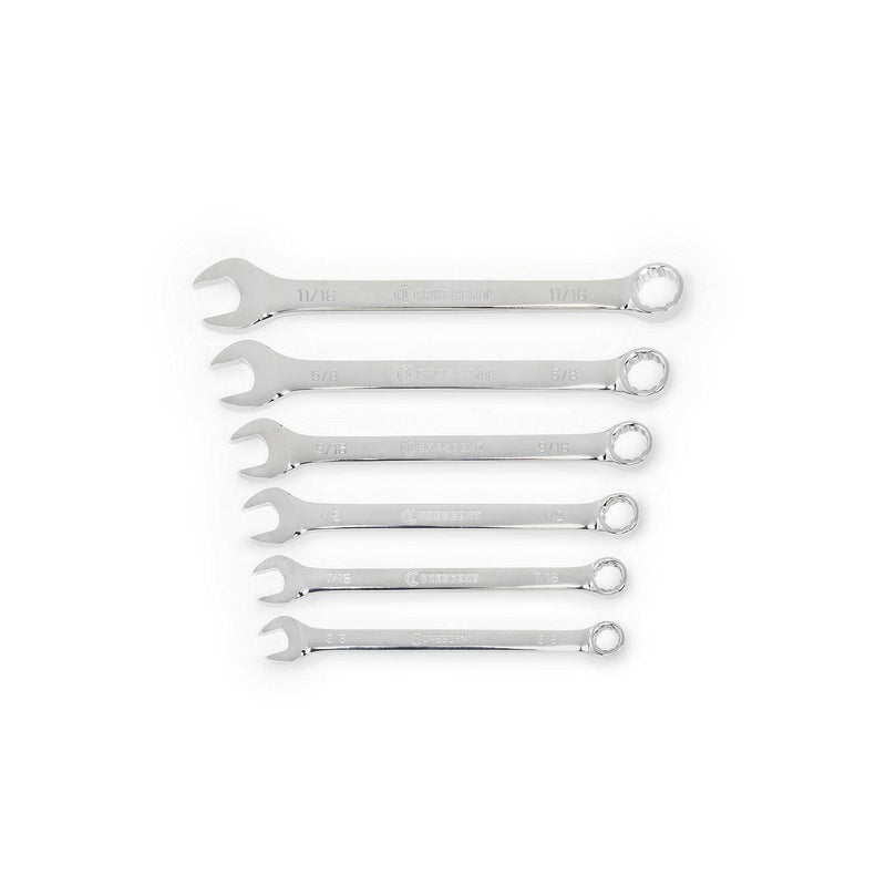 6 Piece Crescent 12 Point SAE Combination Wrench Set - CCWS0-05